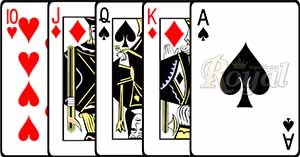 Straight Royal Card